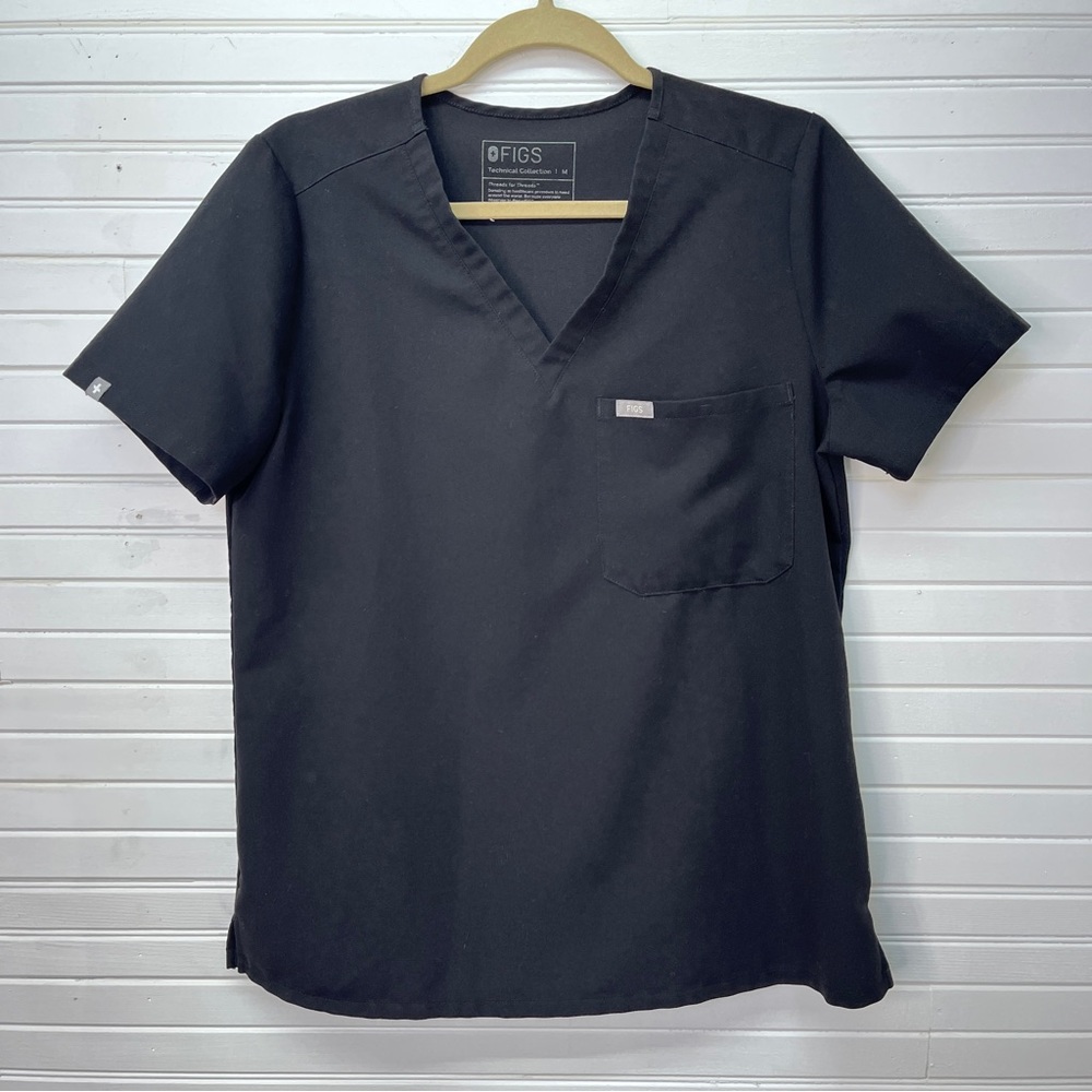 Figs Technical Collection V-Neck Pocket Scrub Top